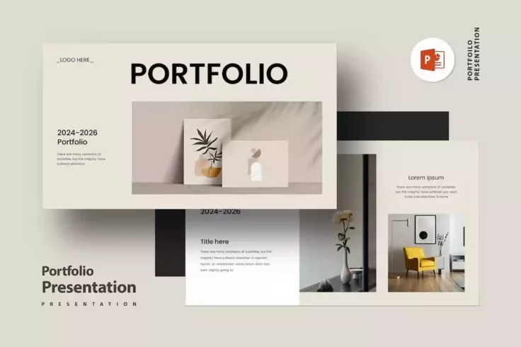 View Information about Minimal Portfolio PowerPoint Presentation Template