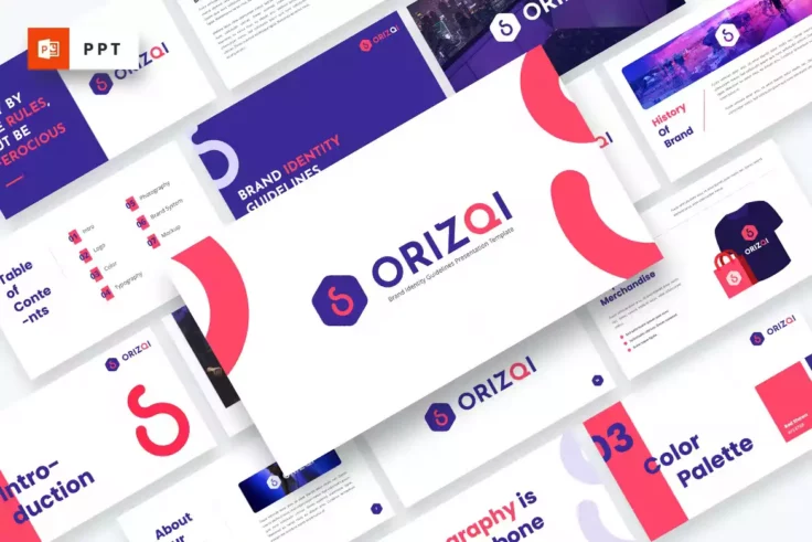 View Information about Orizqi Brand Identity PowerPoint Template
