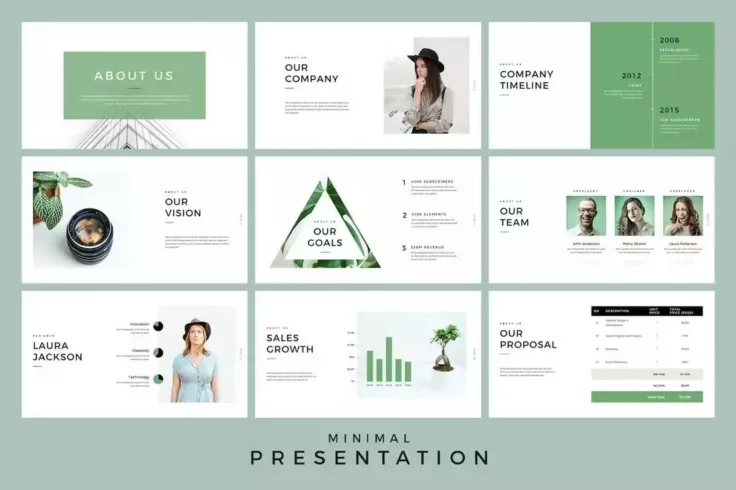View Information about Minimal Presentation Clean PowerPoint Template