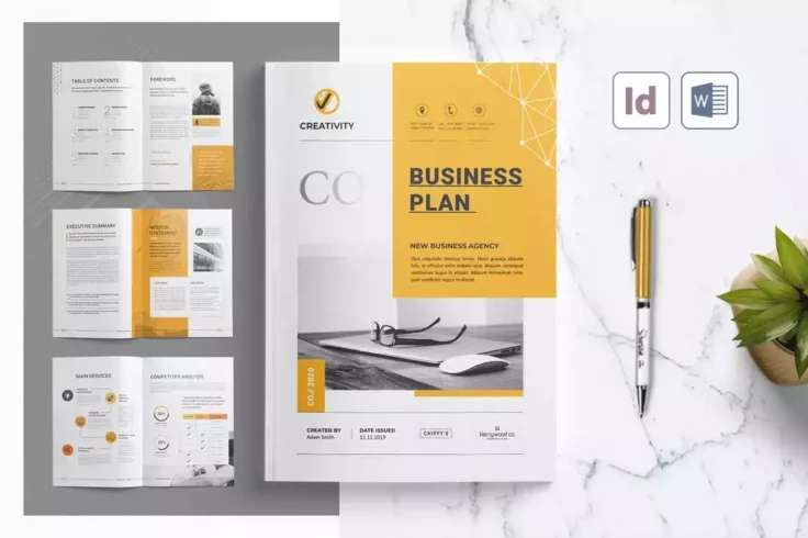 View Information about Modern Business Plan Template for Word