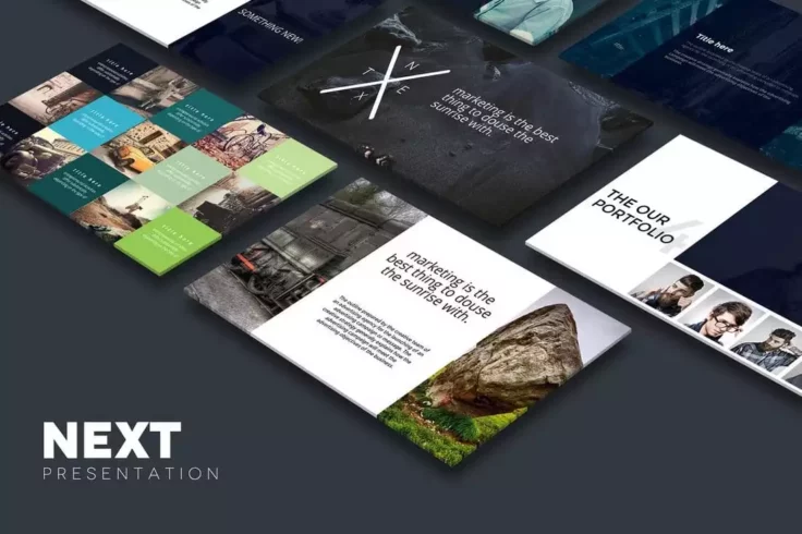 View Information about NEXT PowerPoint Template