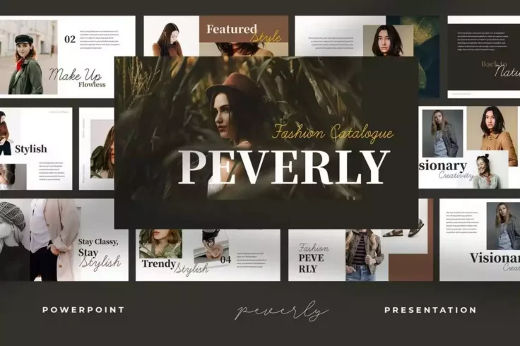 View Information about Peverly Fashion Catalogue PowerPoint Template