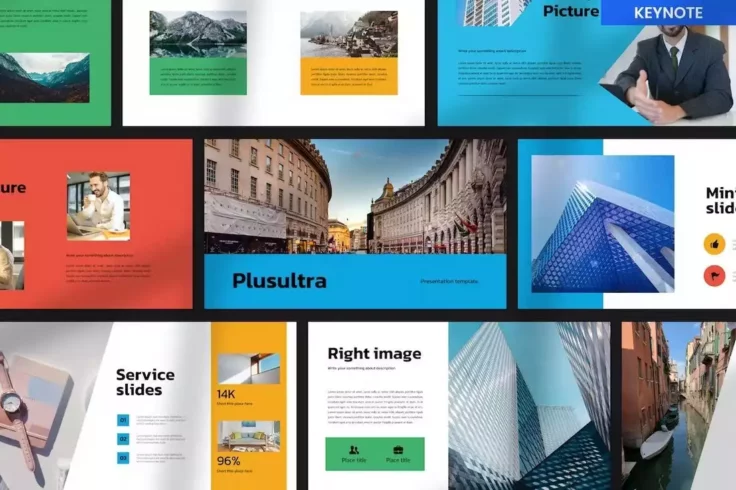 View Information about Plusultra Colorful Modern Keynote Template