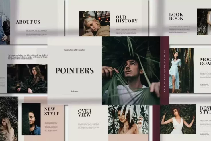 View Information about Pointer Minimal Fashion Presentation Template