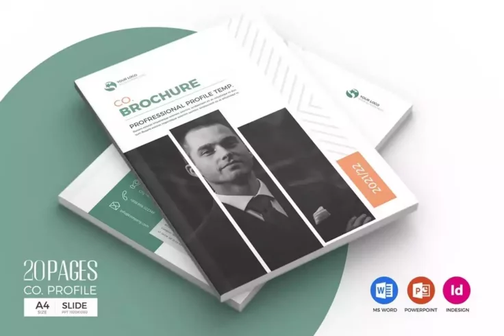 View Information about Professional Company Profile Word Brochure Template
