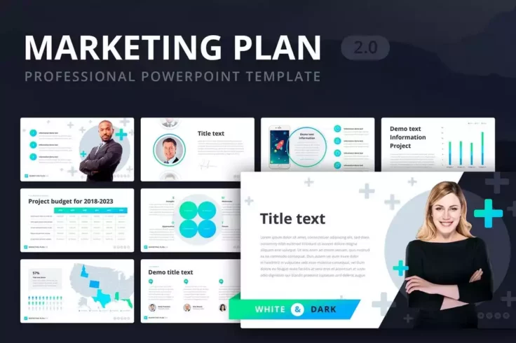 View Information about Professional Marketing Plan PowerPoint Template