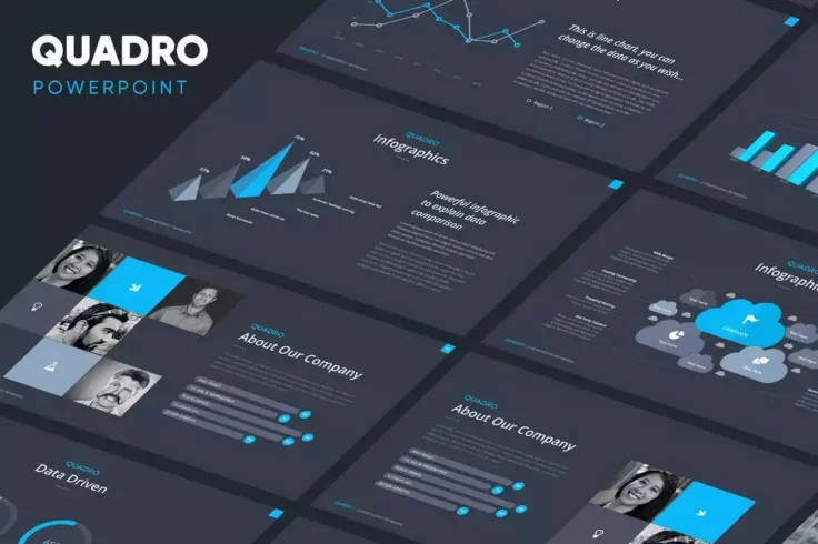 View Information about Quadro Corporate Powerpoint Template