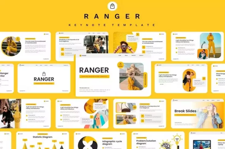 View Information about Ranger Animated Fashion Keynote Template