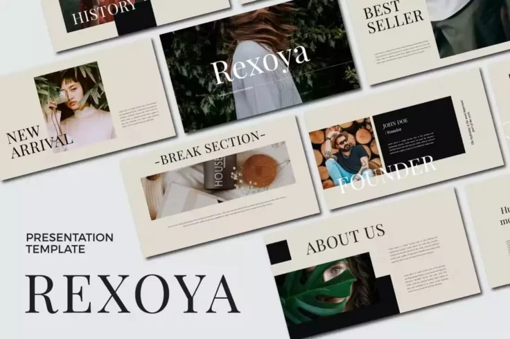 View Information about Rexoya Fashion Presentation PowerPoint Template