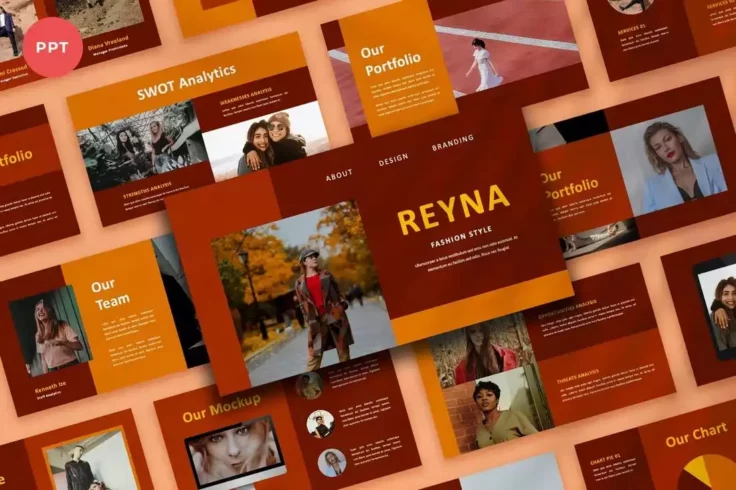 View Information about Reyna Summer Fashion PowerPoint Template