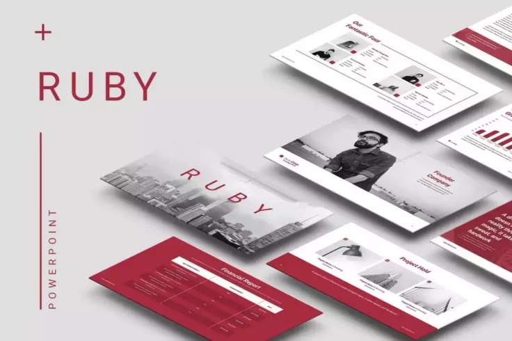 View Information about Ruby PowerPoint Template