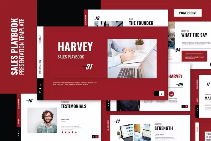 View Information about Sales Playbook Consulting PowerPoint Template