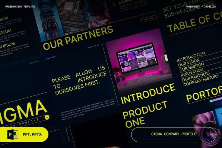 View Information about Sigma Company Profile PowerPoint Presentation
