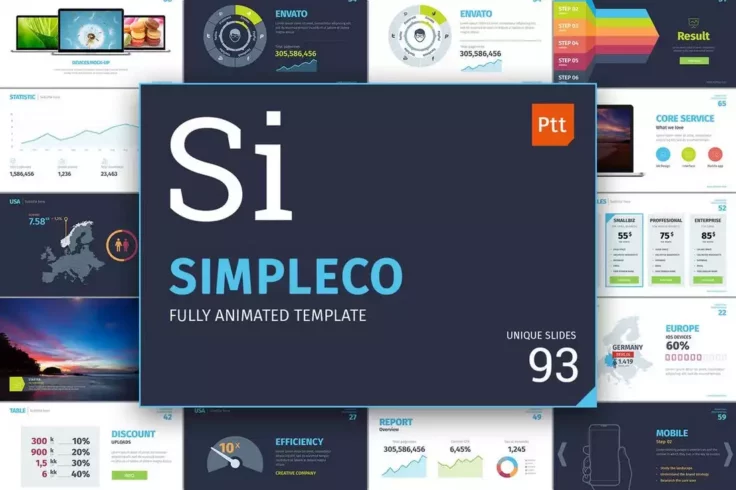 View Information about SIMPLECO Animated PPT Template