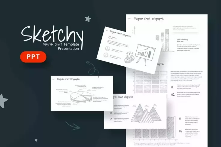 View Information about Sketchy Infographic PowerPoint Template
