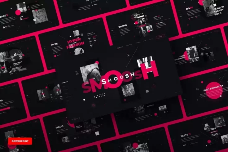 View Information about Smoosh Dark Fashion PowerPoint Template