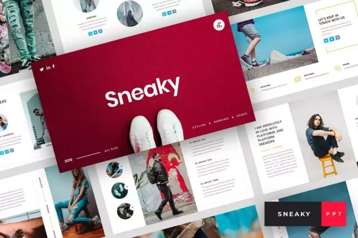 View Information about Sneaky Fashion PowerPoint Template