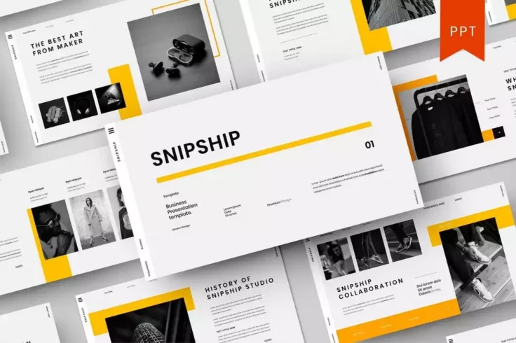 View Information about Snipship – Business PowerPoint Template