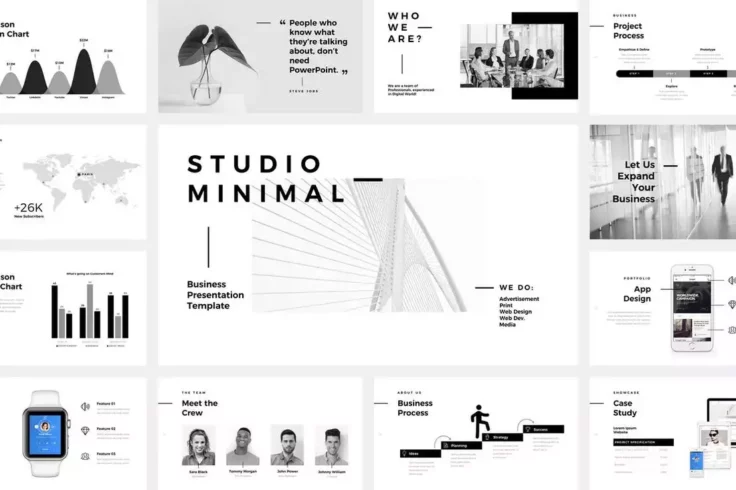 View Information about Studio Minimal PowerPoint Template