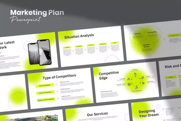 View Information about Stylish Marketing Plan Template for PowerPoint