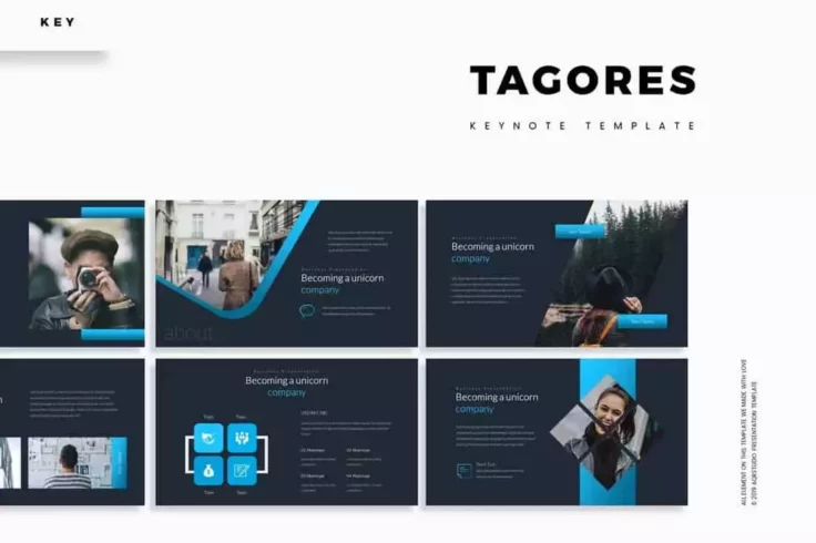 View Information about Tagores Dark Keynote Template