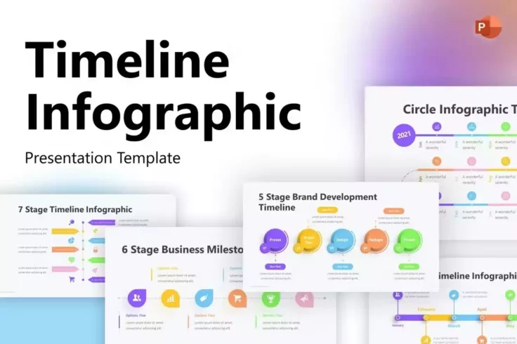 View Information about Timeline Infographic PowerPoint Template
