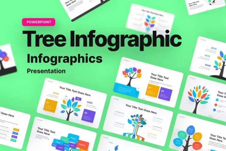 View Information about Tree PowerPoint Infographics Template