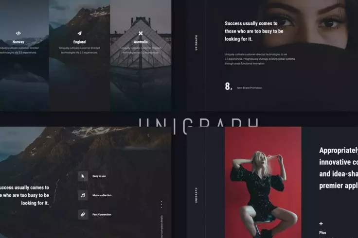 View Information about UNIGRAPH Elegant PowerPoint Portfolio Template