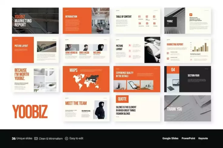 View Information about Yoobiz Creative Business Presentation Template